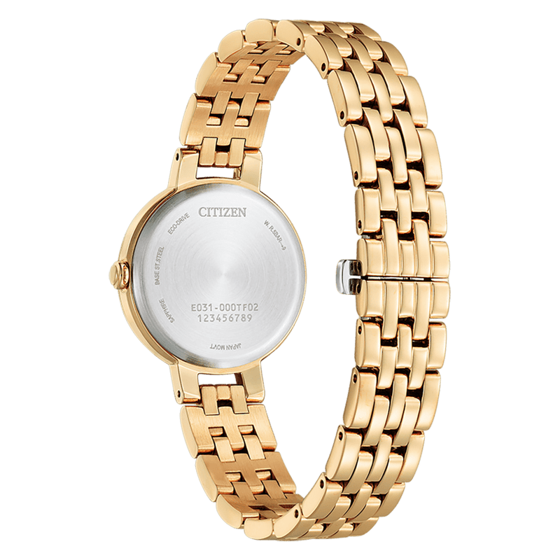 Citizen L EM0993-82Z Eco-Drive Rose Gold Women Watch