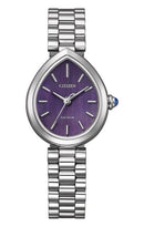 Citizen L Rainell EM1200-55X Eco Drive Purple Dial Women Watch