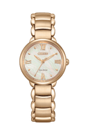 Citizen L EM0929-81Y Eco-Drive Mother of Pearl Gold Steel Women Watch