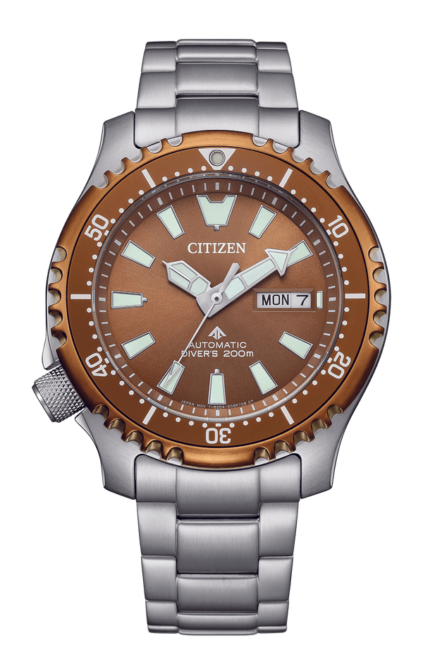 Citizen Promaster NY0164-65X Fugu Automatic Diver Brown Dial Men Watch