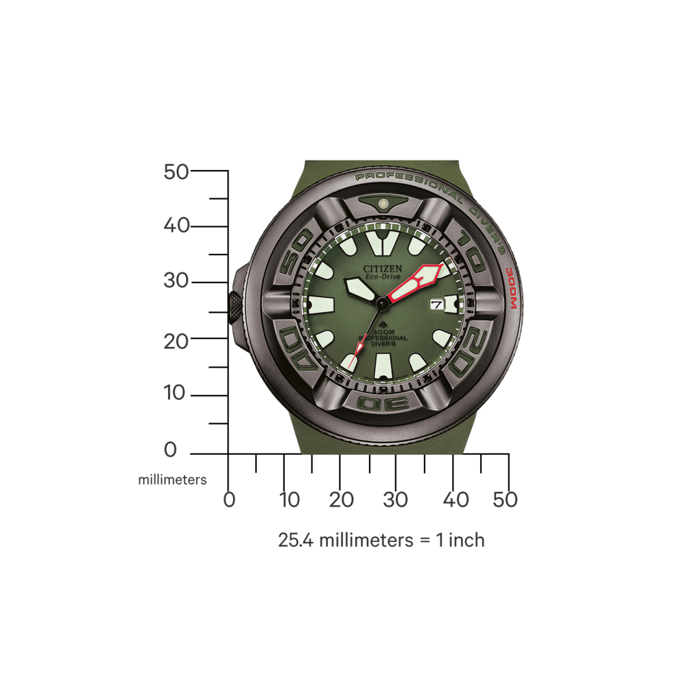 Citizen Promaster EcoZilla Green BJ8057-17X Men Diver Watch