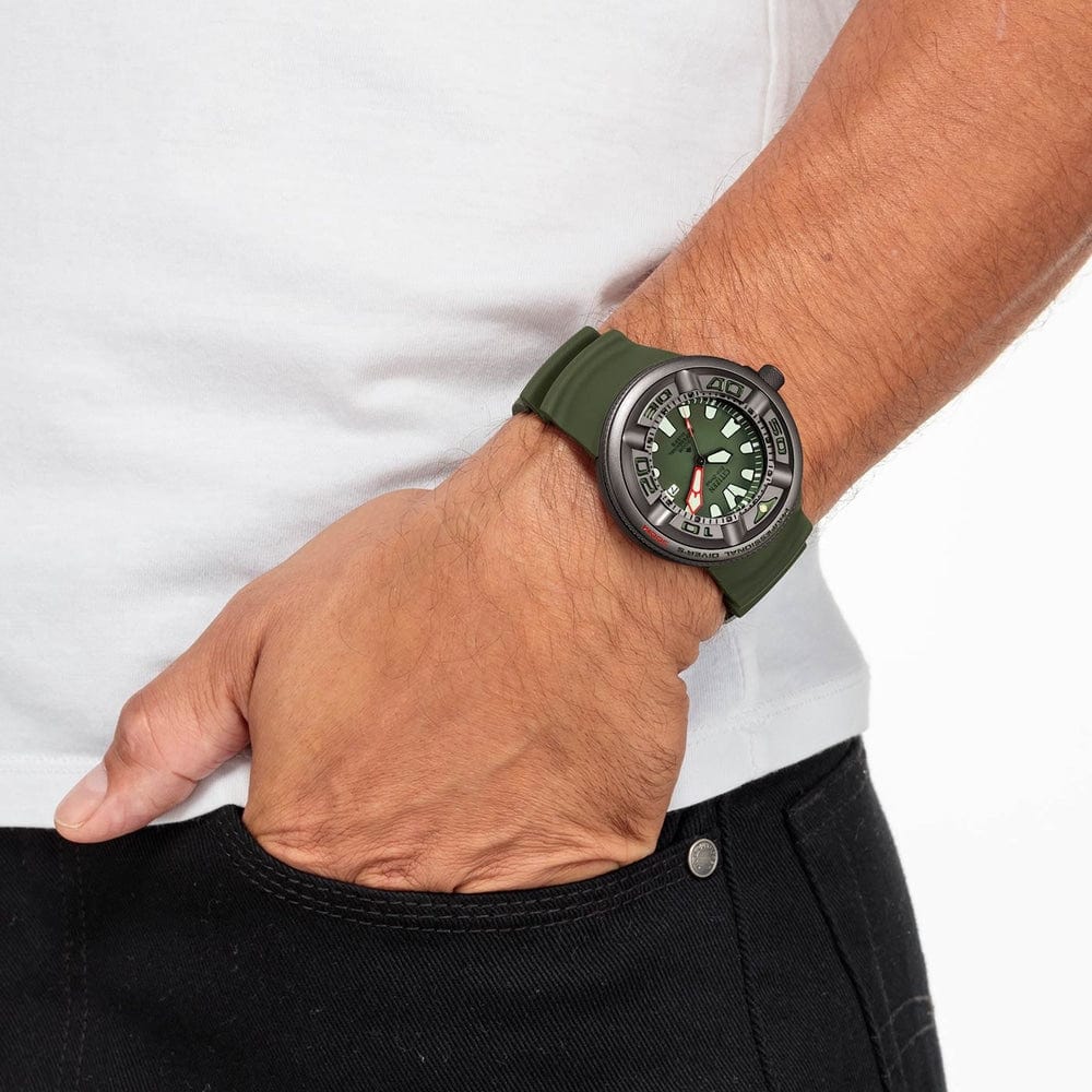 Citizen Promaster EcoZilla Green BJ8057-17X Men Diver Watch