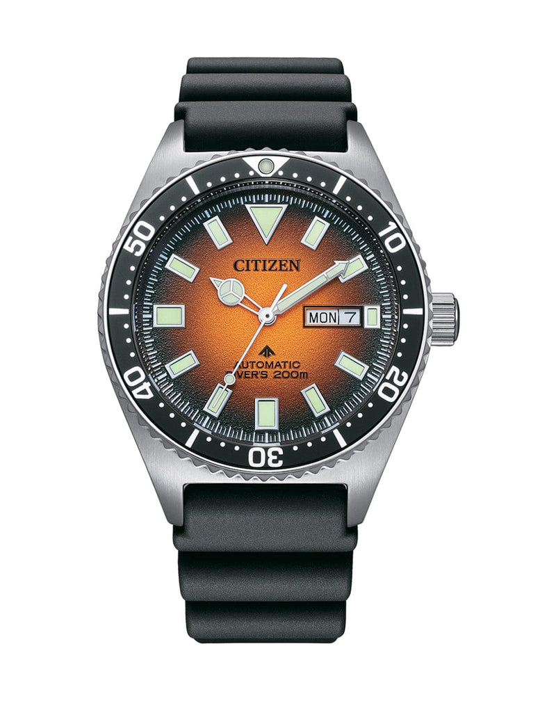 Citizen Promaster NY0120-01Z Smoked Orange Automatic Diver Men Watch