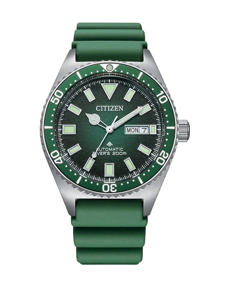 Citizen Promaster NY0121-09X Smoked Green Automatic Diver Men Watch