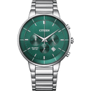 Citizen Quartz AN8220-52X Chronograph Green Dial Steel Men Watch