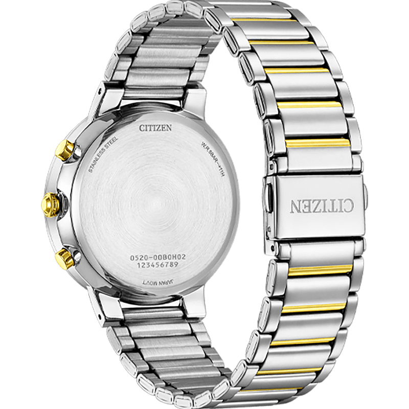 Citizen Quartz AN8224-51L Chronograph Blue Dial Steel Men Watch