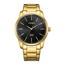 Citizen Quartz BH5002-53E Gold Stainless Steel Black Dial Men Watch