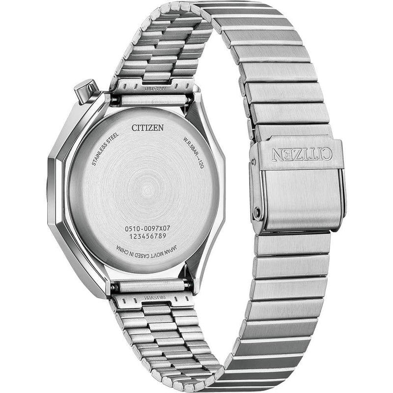 Citizen Bullhead AN3700-62A Chronograph White Dial Steel Men Watch 