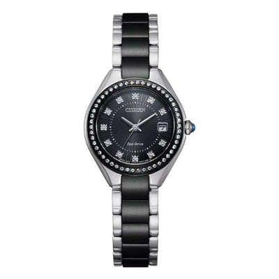 Citizen Eco-Drive EW2558-88E Black Stainless Steel Women Watch