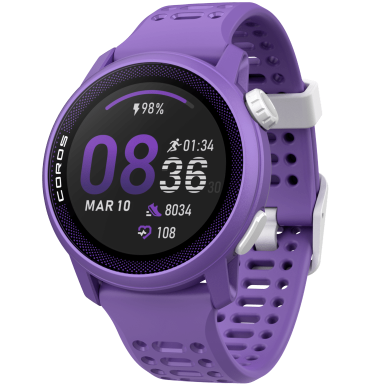 Coros Pace 3 Lightest Running GPS Smartwatch - Violet Silicone