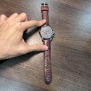 [Pre-Owned] Emporio Armani Quartz Chronograph Leather Men Watch