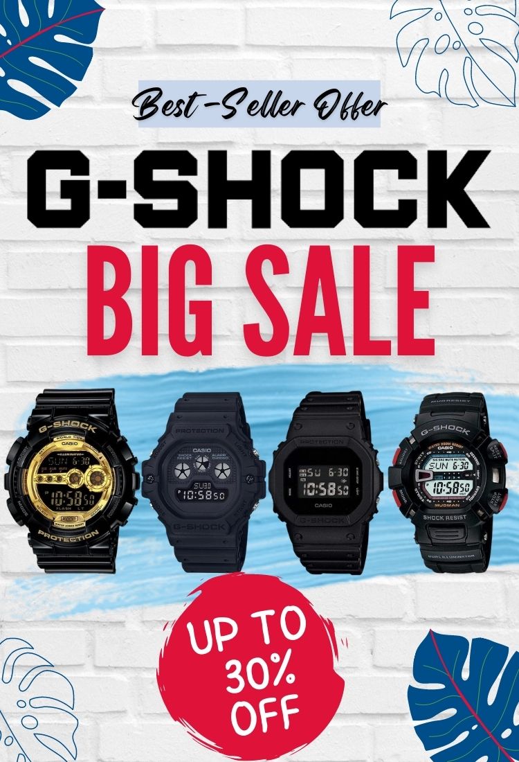 G-Shock Best Sellers Offer Mobile Banner