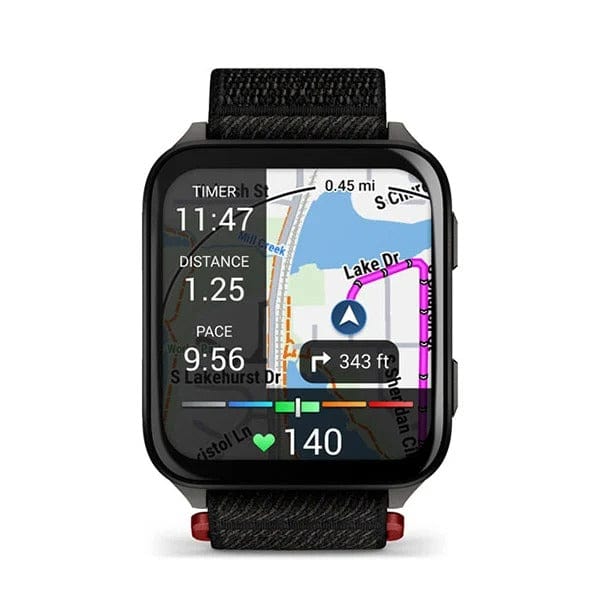 Garmin Venu X1 smartwatch with black band