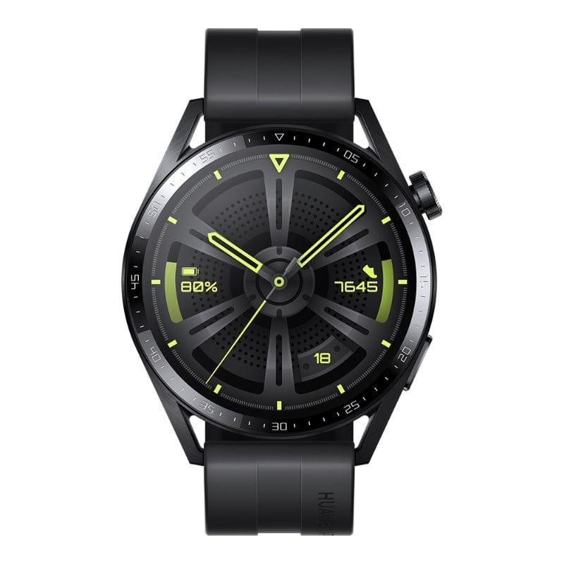 Huawei GT 3 Black Rubber Strap 46mm Smartwatch