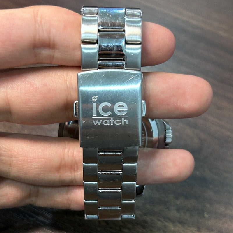 [Pre-Owned] Ice Watch Ice Steel - Blue Silver Pepsi (Medium) Men Watch