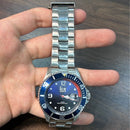 [Pre-Owned] Ice Watch Ice Steel - Blue Silver Pepsi (Medium) Men Watch