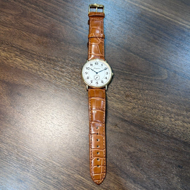 [Pre-Owned] Longines Heritage Classic L47858732 Automatic 18k Rose Gold Men Watch