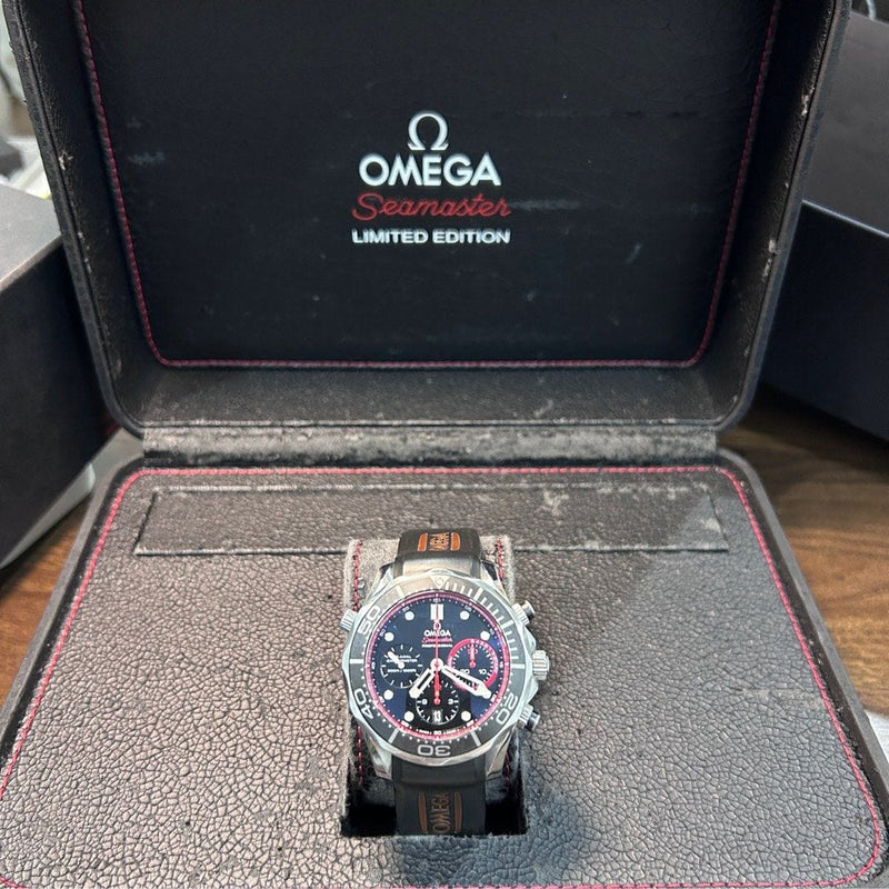 [Pre-Owned] Omega Seamaster Diver 300m ETNZ Limited Edition Automatic Chronograph Men Watch