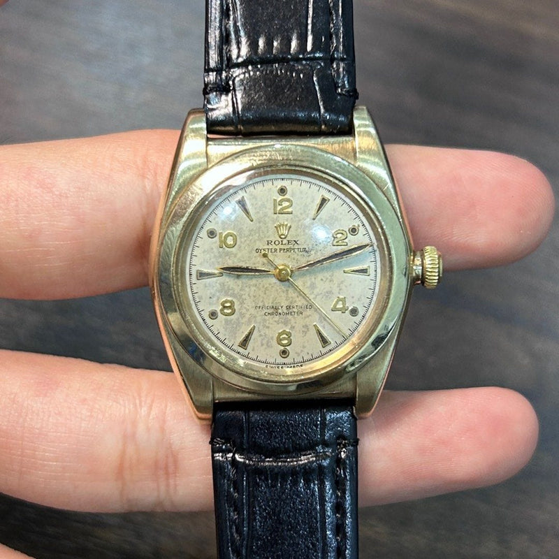 [Pre-Owned] Rolex Vintage 3131 Oyster Prepetual Manual Winding Gold Unisex Watch