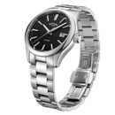 Rotary GB05092/04 Sapphire Stainless Steel Black Dial Quartz Men Watch
