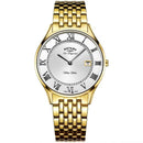 Rotary Ultra Slim GB90803/01 Gold Sapphire Quartz Men Watch