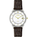 Rotary Ultra Slim GS08000/02 Sapphire Leather Quartz Men Watch