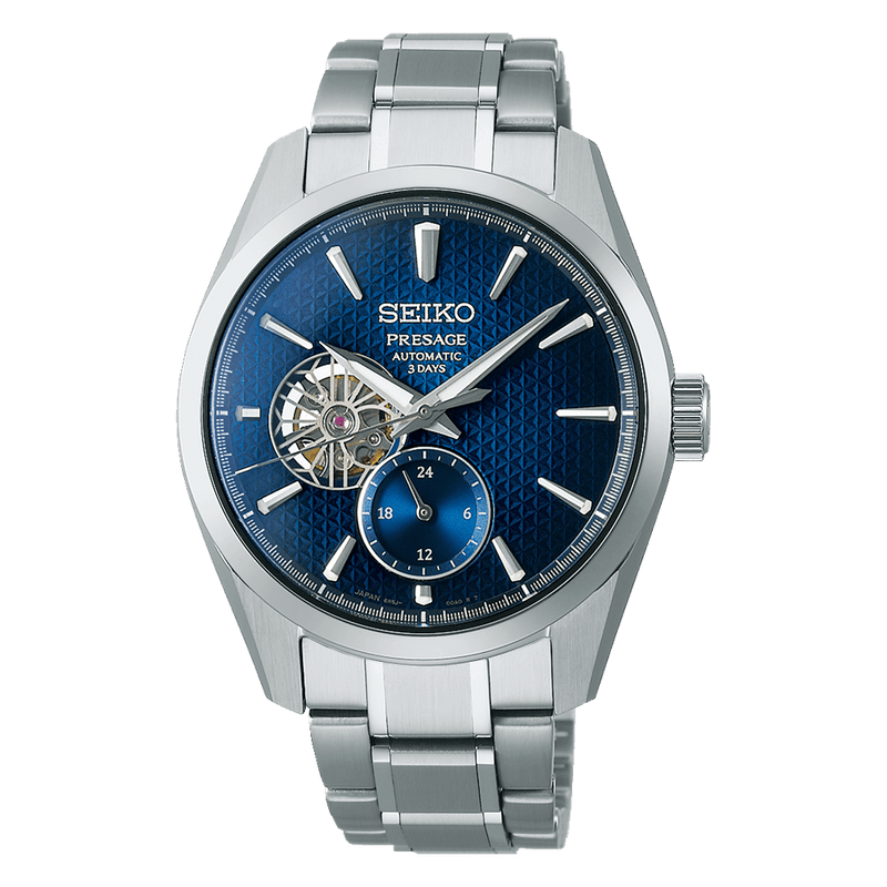 Seiko Presage SPB417J1 Sharp Edged Series Automatic Blue Men Watch