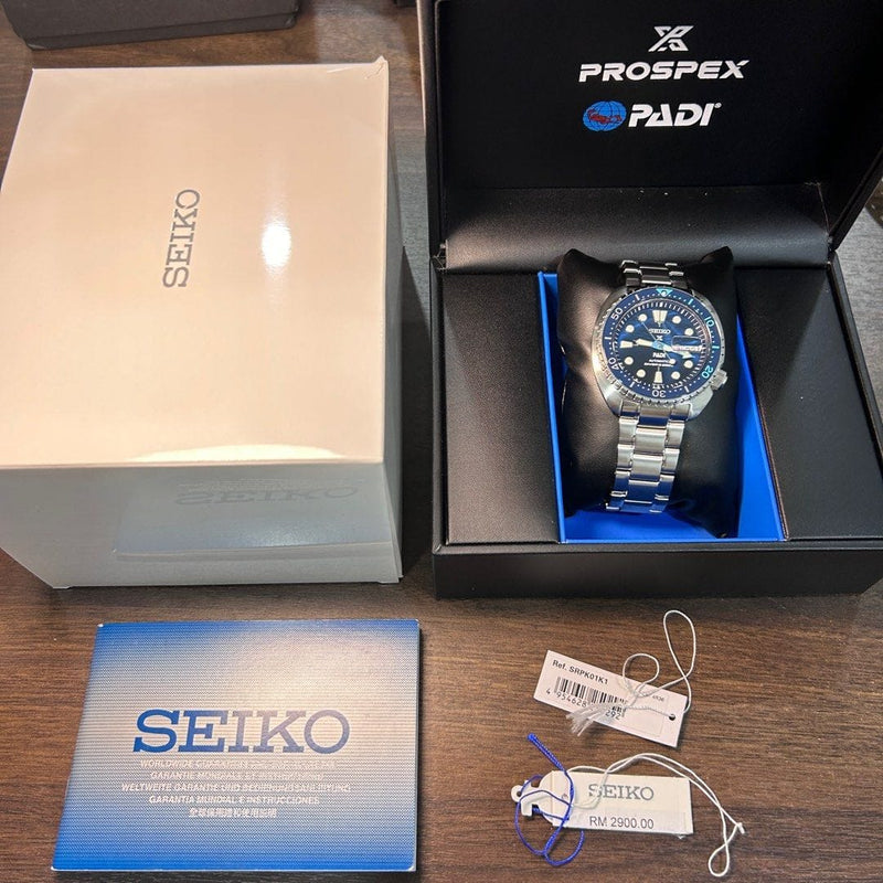 [Pre-Owned] Seiko Prospex King Turtle SRPK01K1 PADI Special Edition Automatic Men Watch