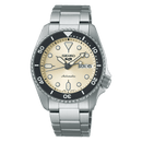 Seiko 5 Sports 38mm SRPK31K1 Beige Dial Steel Automatic Unisex Watch