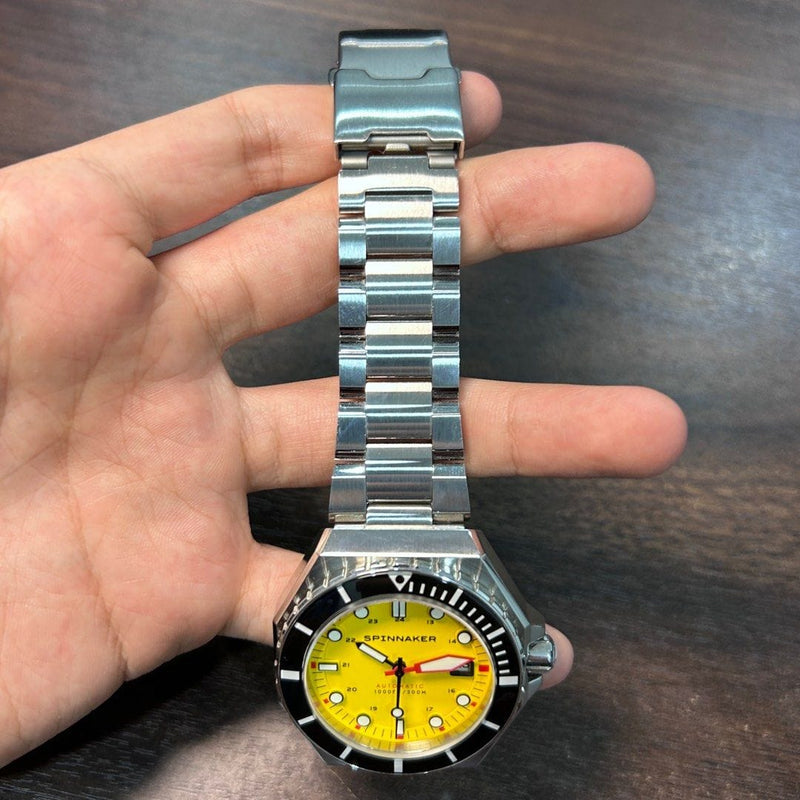 [Pre-Owned] Spinnaker Dumas SP-5081-II Hornet Yellow Automatic Men Watch