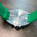 [Pre-Owned] Tag Heuer Formula 1 CAZ101AP Green Rubber Quartz Chronograph Men Watch