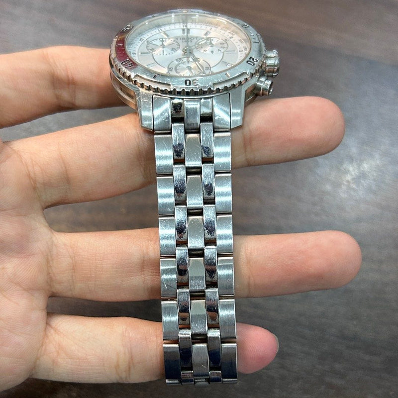 [Pre-Owned] Tissot PRS 200 Stainless Steel Quartz Chronograph Men Watch