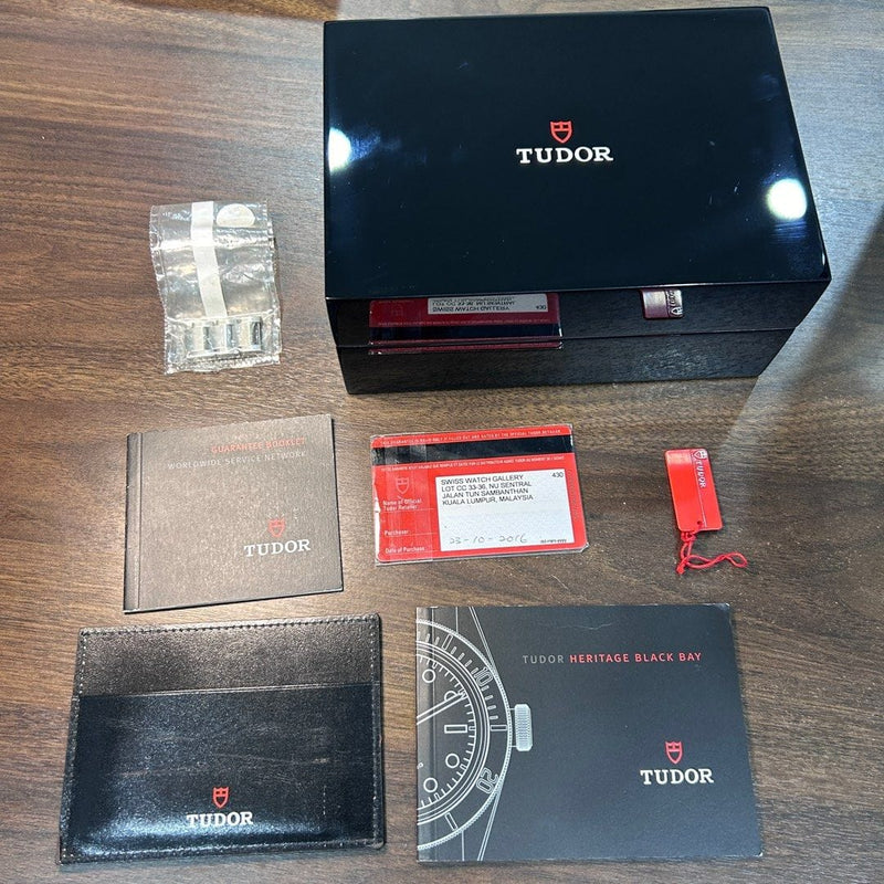 [Pre-Owned] Tudor Heritage Black Bay Smiley 41mm 79220R Men Watch