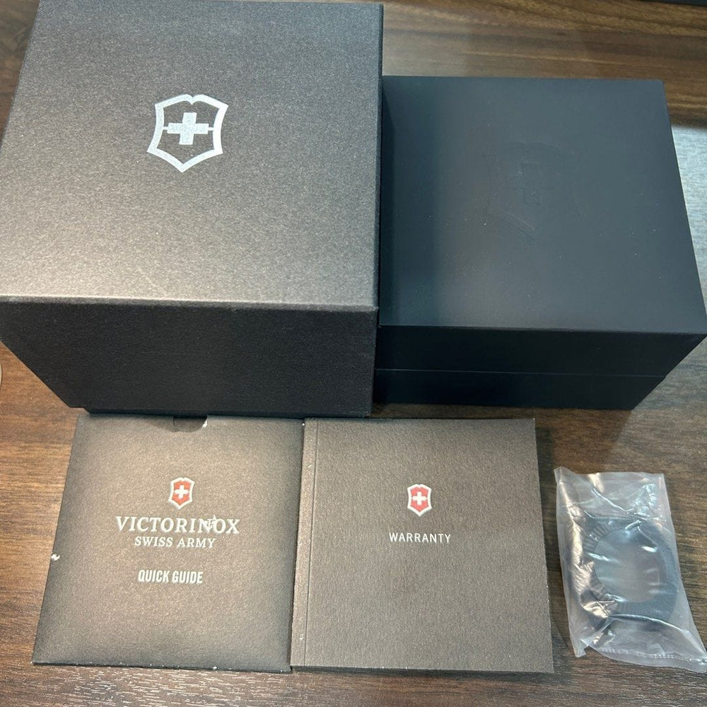 Pre-Owned] Victorinox INOX V 241768 Black Quartz Women Watch