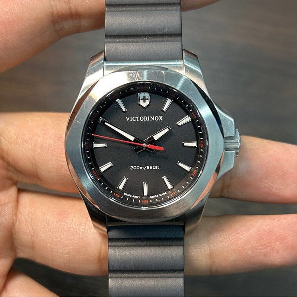 Pre-Owned] Victorinox INOX V 241768 Black Quartz Women Watch