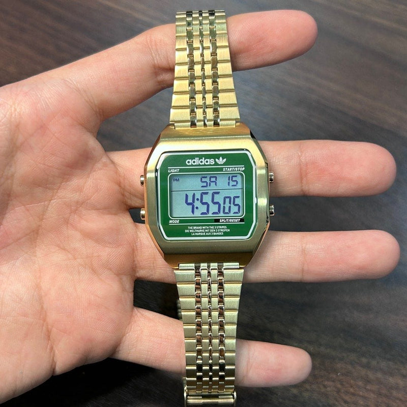 Green Dial How To Set Time On Adidas Digital Watch Pre-Owned