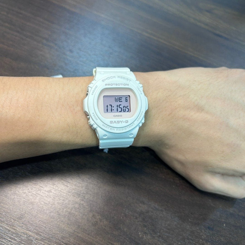 [Pre-Owned] Casio Baby-G BGD-570-7B White Digital Women Watch