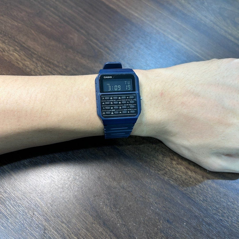 [Pre-Owned] Casio Data Bank CA-53WF-2B Calculator Watch