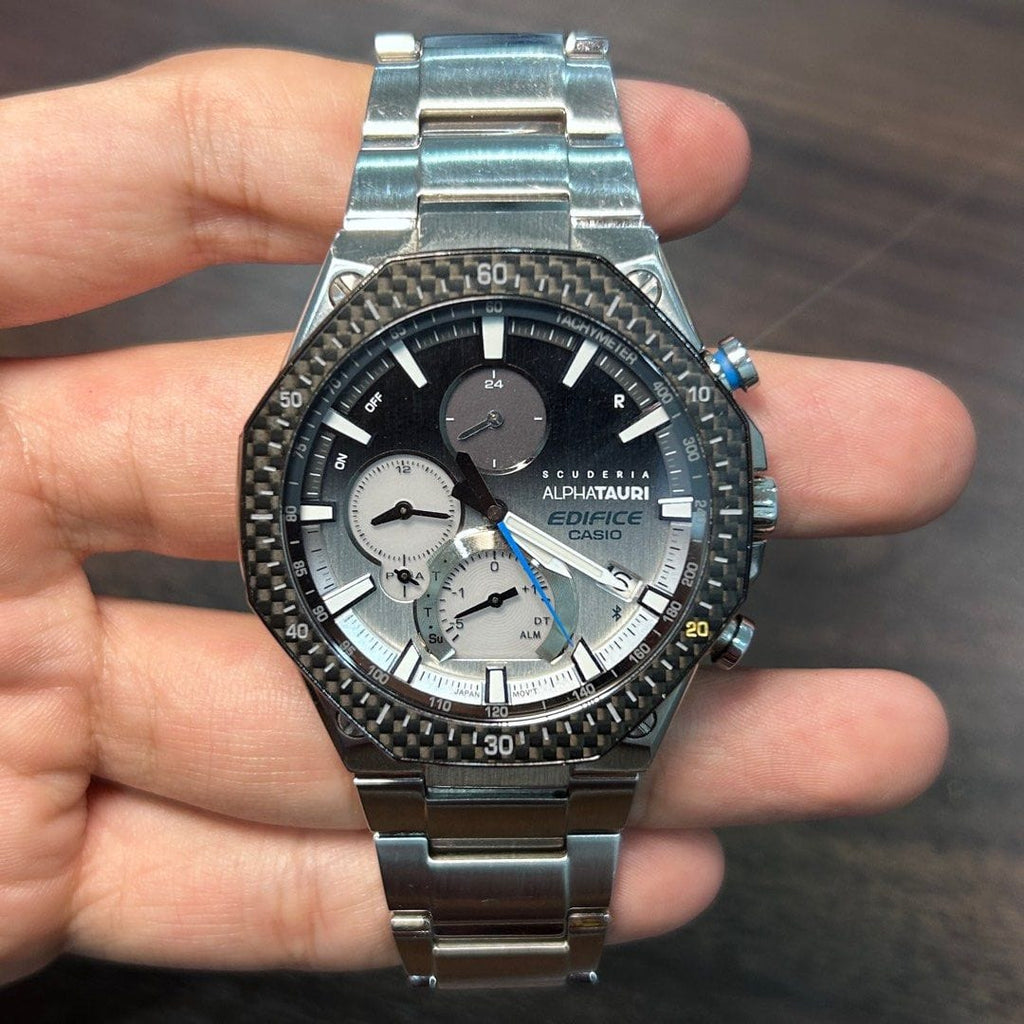 Pre-Owned] Casio Edifice X F1 Scuderia AlphaTauri EQB-1100AT-2A Watch