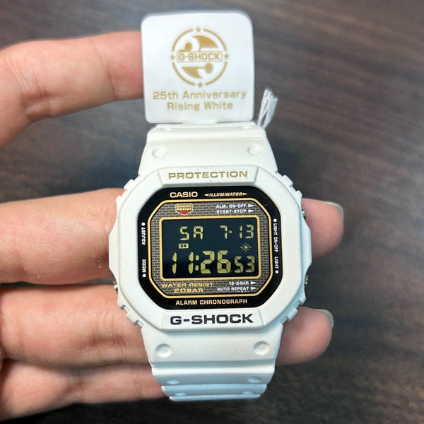 [Pre-Owned] Casio G-Shock 25th Anniversary DW-5025B-7JF Rising White Watch