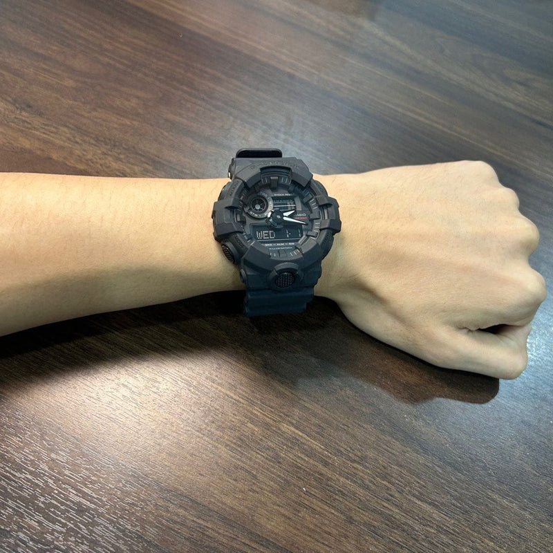 [Pre-Owned] Casio G-Shock 35th Anniversary GA-735A-1A Black Men Watch