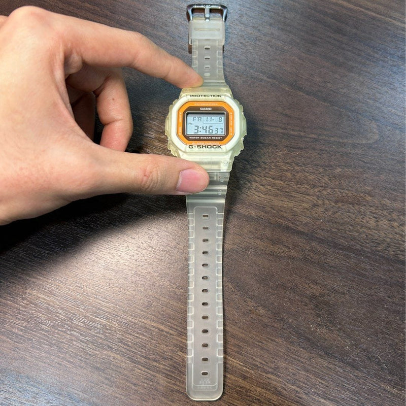 [Pre-Owned] Casio G-Shock DW-5600LS-7 Jelly Transparent Watch