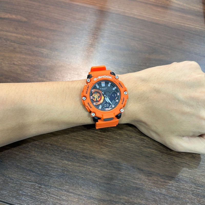 [Pre-Owned] Casio G-Shock GA-2200M-4A Orange Men Watch