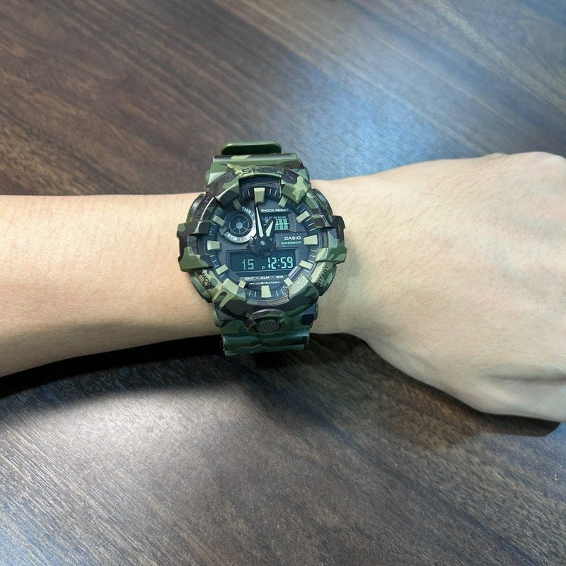 [Pre-Owned] Casio G-Shock GA-700CM-3A Camo Men Watch