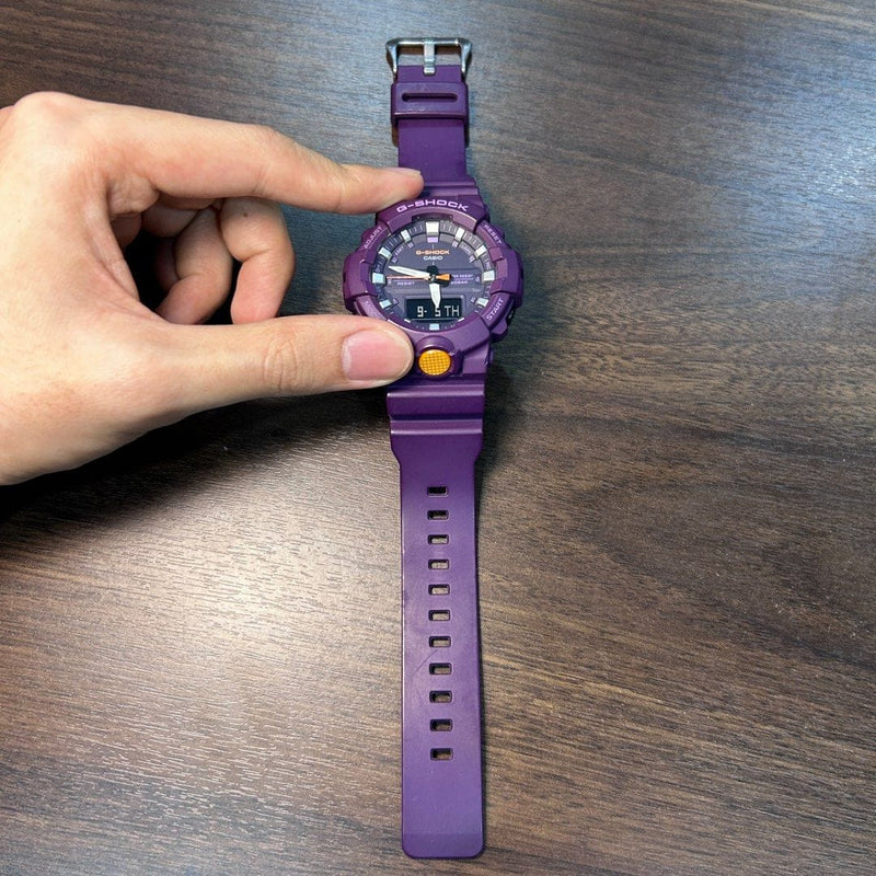 [Pre-Owned] Casio G-Shock GA-800SC-6A Purple Men Watch