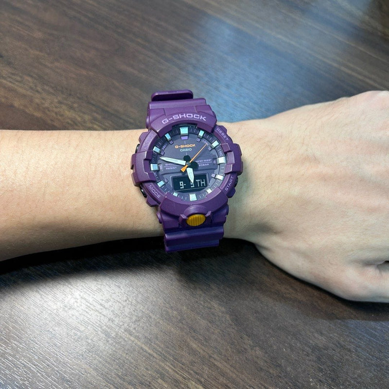 [Pre-Owned] Casio G-Shock GA-800SC-6A Purple Men Watch