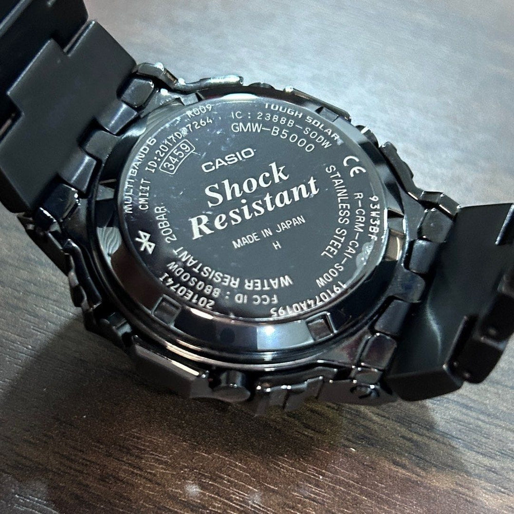 Pre-Owned] Casio G-Shock G-Steel GMW-B5000GD-1 Black Square Men Watch