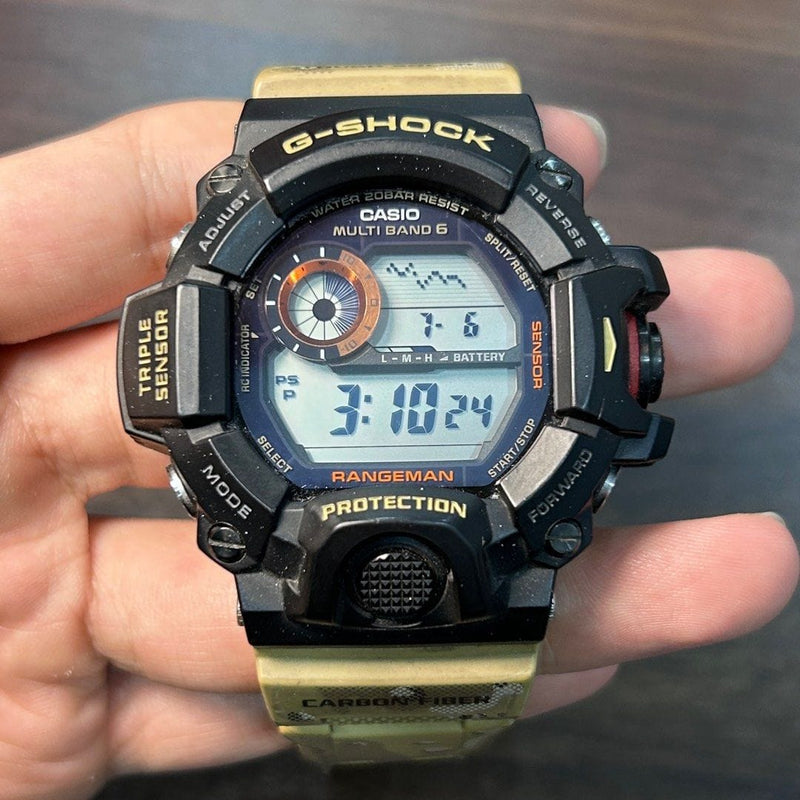 Pre Owned Casio G Shock Rangeman GW 9400DCJ 1D Desert Camo Men Watch