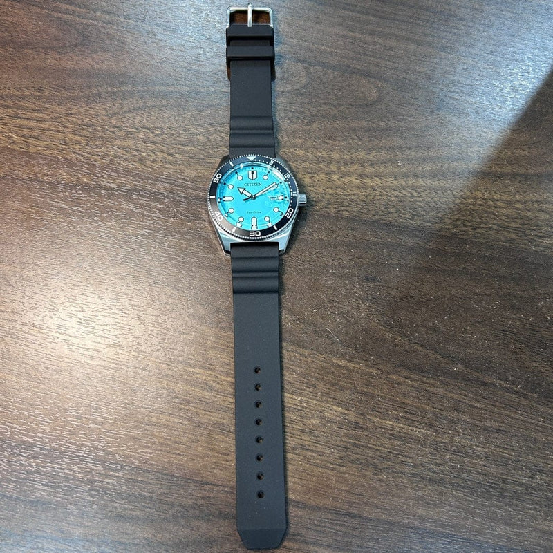 [Pre-Owned] Citizen AW1760-14X Eco-Drive Tiffany Blue Men Watch