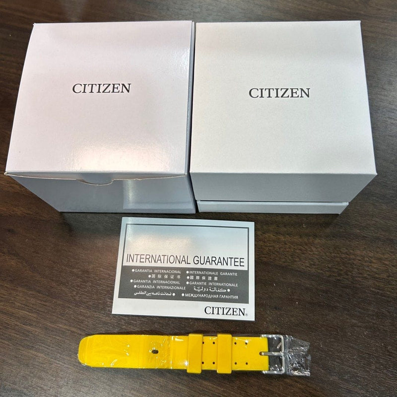 [Pre-Owned] Citizen Promaster Ecozilla BJ8058-06L Yellow Eco-Drive Diver Men Watch